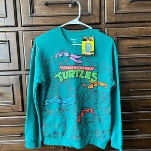 Nickelodeon Teenage Mutant Ninja Turtles Teal Sweatshirt